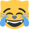 Cat Face With Tears of Joy emoji on Twitter